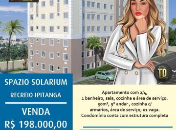 Foto 01 · Apartamento residencial Condomínio Spazio Solarium para Venda Recreio Ipitanga, Lauro de Freitas