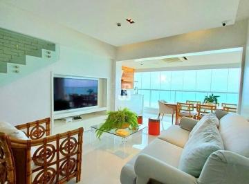 Apartamento · 232m² · 4 Quartos · 4 Vagas · Apartamento Cobertura Duplex frente mar com 4/4 à venda em Jaguaribe