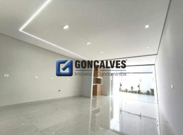Casa · 200m² · 3 Quartos · 4 Vagas · Sobrado com 3 suítes, 4 vagas de garagem e frente em Assunção, SBCampo – Financia e Permuta