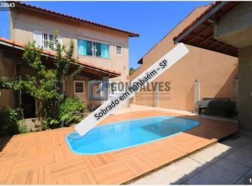 Imob 01 · Sobrado com 3 quartos, piscina e 6 vagas em Itanhaém – Recanto dos Bandeirantes