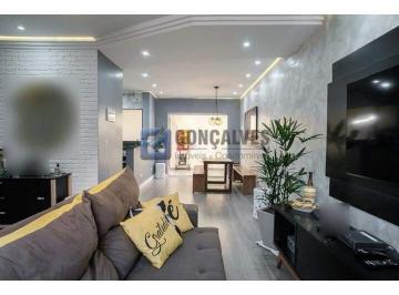 A (30) · Sobrado à Venda no Vila Homero Thon, Santo André – 3 Dormitórios, 2 Vagas, Piscina