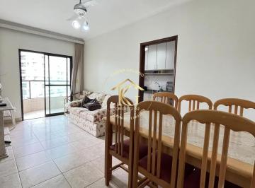 Apartamento · 54m² · 1 Quarto · 1 Vaga · Apartamento A venda 1 Quarto com 2 sacadas Ocian Praia Grande São Paulo