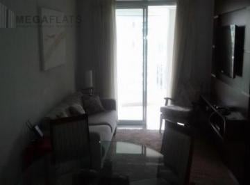 Apartamento · 81m² · 2 Quartos · 2 Vagas · Aluguel de Apartamento de 2 Quartos na Cidade Monções, São Paulo - 2 Banheiros, 2 Vagas de Garagem -