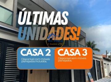 Casa · 54m² · 2 Quartos · 1 Vaga · Sobrado Individual no Caiçara - 2 dorms e 400mts da Praia! Financia!