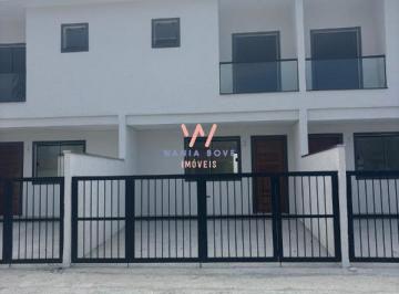 Casa · 74m² · 2 Quartos · 2 Vagas · Sobrado a 150m da Praia, com 2 dormitórios à venda, 74m² por R$460.000 - Massaguaçu - Caraguatatuba/