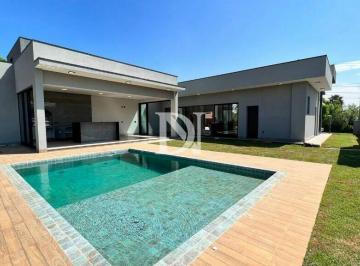 Casa · 284m² · 3 Quartos · 4 Vagas · Casa Nova e Sofisticada no Condomínio Santa Mônica em Itu | 3 Suítes, Piscina e Área Gourmet