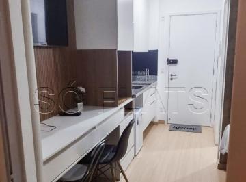 Apartamento · 24m² · 1 Quarto · Studio mobiliado na Bela Vista com varanda, lazer completo e alto potencial de investimento