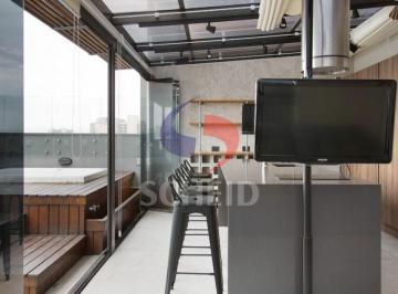 Apartamento · 78m² · 1 Quarto · 1 Vaga · Cobertura mobiliada para locação na Bela Vista. Nova, com muito estilo, pronta para morar.