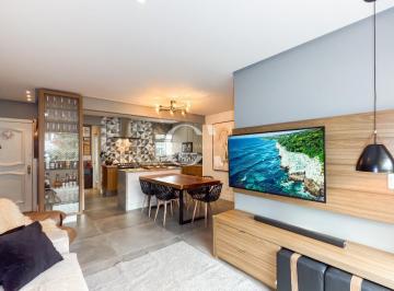 1 · Apartamento com 100.91 m², 02 quartos, sendo 01 suíte, e 01 vaga, à venda no bairro Bigorrilho.
