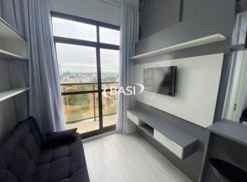 Apartamento · 21m² · 1 Quarto · 1 Vaga · APARTAMENTO STUDIO MOBILIADO A VENDA NO ECOVILLE, (ANDAR ALTO E VISTA) - 1 VAGA / AMPLA AREA DE LAZE