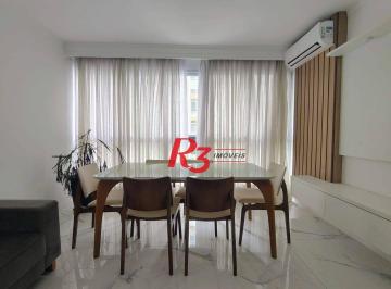 6849611a6ea00b211d6c8fd3e238c560612ab3c9 · Apartamento com 2 dormitórios para alugar, 85 m² por R$ 6.000,00/mês - Ponta da Praia - Santos/SP