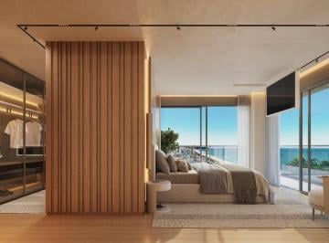 Suíte master do final 1 com closet; a vista do render é de andar alto (imagem ilustrativa) · Apartamento 4 quartos 307,64m² Praia Brava Itajaí