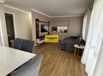 Apartamento · 114m² · 3 Quartos · 3 Vagas · Apartamento para Locação no Centro de Santo André | 114m², 3 Suítes e Lazer Completo
