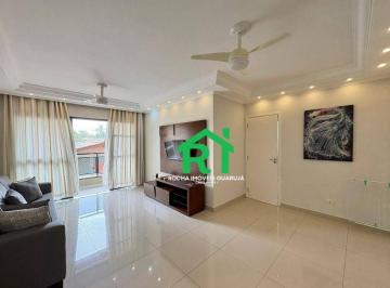 Sala · Apartamento com 2 quartos (1 suíte), 1 vaga à venda no Tombo, Guarujá