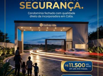Terreno , Cotia · Condomínio fechado com infraestrutura completa lOTES 125M²