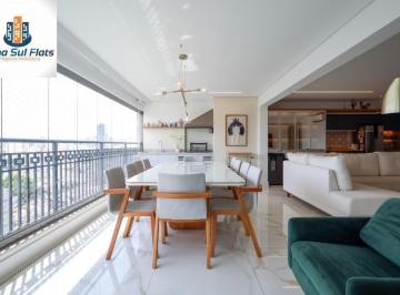 Foto 02 · Apartamento Mobiliado à Venda Na Chácara Santo Antônio Com 3 Suítes e 3 Vagas - Varanda Gourmet