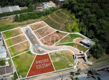 Foto 01 · Terreno de 635m² a venda em condomínio fechado de alto padrão no bairro América em Joinville/SC.