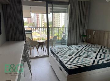 Comercial · 30m² · 1 Quarto · Studio em Indianópolis, São Paulo/SP de 30m² 1 quartos para locação R$ 3.400,00/mes