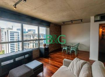 Apartamento · 90m² · 1 Quarto · 2 Vagas · Apartamento em Cidade Monções, São Paulo/SP de 90m² 1 quartos para locação R$ 7.100,00/mes