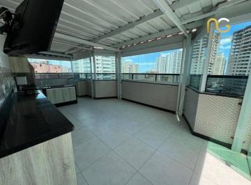 Apartamento · 115m² · 3 Quartos · 2 Vagas · Cobertura em Vila Caiçara, Praia Grande/SP de 115m² 3 quartos à venda por R$ 720.000,00