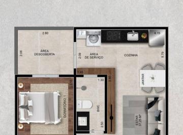 Apartamento · 43m² · 2 Quartos · Apartamento em Vila Nivi, São Paulo/SP de 43m² 2 quartos à venda por R$ 290.000,00