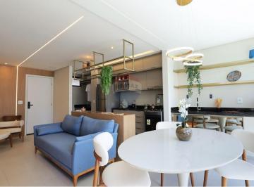 Apartamento · 55m² · 2 Quartos · 1 Vaga · Apartamento com 55m semi mobiliado e decorado com 2 quartos, varanda, cozinha e área de serviços. La