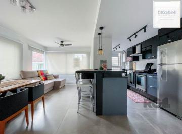 Living · APARTAMENTO MOBILIADO 70M² DE 2 DORMITÓRIOS E 1 VAGA - BAIRRO MENINO DEUS