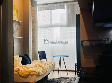 Apartamento · 30m² · 1 Quarto · Studio 30 m² mobiliado, pé-direito duplo, próximo ao metrô Moema, ideal para investimento