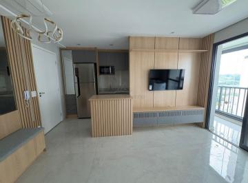 Imagem sala dois ambientes · Apartamento Moderno e Mobiliado em Barueri – 2 Quartos