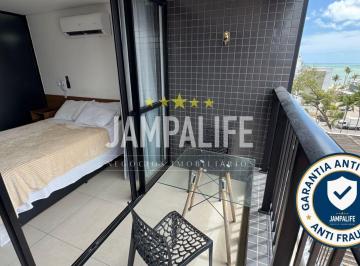 Apartamento · 22m² · 1 Quarto · Flat de 22,9m² a uma quadra do mar do Bessa - João Pessoa - PB