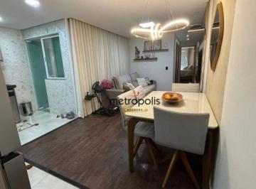 Sala de estar e de jantar · Apartamento com 2 dormitórios à venda, 65 m² por R$ 455.000,00 - Vila Pires - Santo André/SP