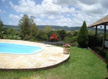 Rural · 309m² · 4 Quartos · 8 Vagas · Chácara com 4 dormitórios à venda, 5377 m² por R$ 860.000,00 - Lomba Grande - Novo Hamburgo/RS