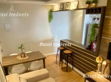 Apartamento · 2 Quartos · Impecável apartamento à venda em Mogi Guaçu-SP no Residencial Recanto dos Pássaros 1: 2 quartos, 2 s