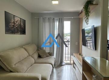 Apartamento · 44m² · 2 Quartos · 1 Vaga · Condomínio Aquarela – Atibaia/SP - Apartamento com 2 dormitórios e lazer em Atibaia