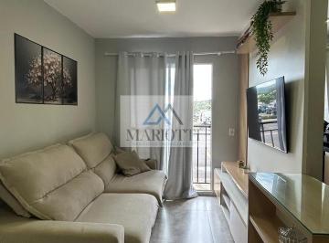 Apartamento · 44m² · 2 Quartos · 1 Vaga · Condomínio Aquarela – Atibaia/SP - Apartamento com 2 dormitórios e lazer em Atibaia