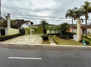 Imagem fachada · Casa de Alto Padrão para Locação no Condomínio Melville – 4 Suítes