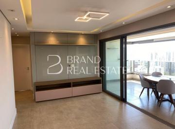 Apartamento · 128m² · 3 Quartos · 3 Vagas · Apartamento pra locação no Condomínio Habitarte, Brooklin. 128m².