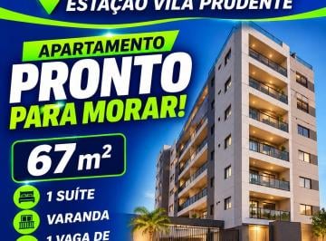Apartamento de 3 quartos, São Paulo · Vendo Apartamento Novo na Vila Prudente, 67m², 3 Quartos, Suite, Varanda, Vaga de Garagem