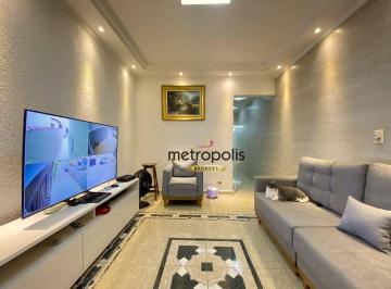 Sala de Estar · Sobrado com 4 dormitórios à venda, 326 m² por R$ 740.000,00 - Jardim Las Vegas - Santo André/SP