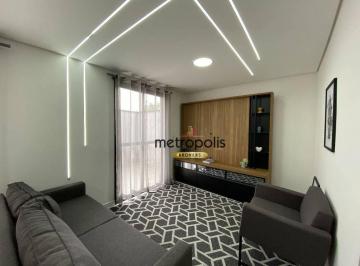 Sala · Sobrado com 3 dormitórios à venda, 140 m² por R$ 990.000,00 - Campestre - Santo André/SP