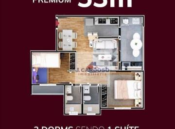 PLANTA DO APARTAMENTO · Apartamento Compacto Premium de 53 m² no 12º Andar – Vila Carvalho