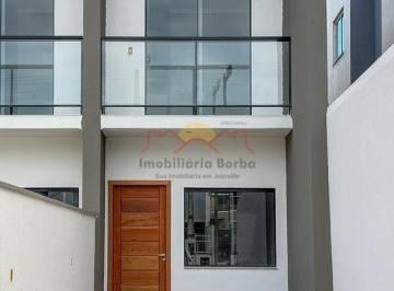 Casa · 76m² · 2 Quartos · 2 Vagas · Sobrado Geminado 2 Suítes Floresta Joinville