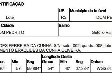 Photo_0 · 
                Oportunidade Única em DOM PEDRITO - RS | Tipo: Terreno | Negociação: Venda Direta O