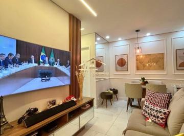 Apartamento · 55m² · 2 Quartos · 1 Vaga · Ares da Praça - Cond. Ares da Praça - Porteira Fechada - Andar Alto