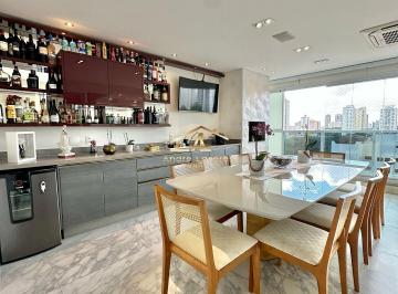 Apartamento · 165m² · 3 Quartos · 4 Vagas · Malaga Hernandez - Porteira Fechada - Apartamento Alto Padrão - Tatuapé/SP - Varanda Gourmet