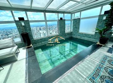 Apartamento · 225m² · 3 Quartos · 5 Vagas · Condomínio Edifício Fuerte Ventura - Cobertura Dúplex - Piscina Privativa e Churrasqueira