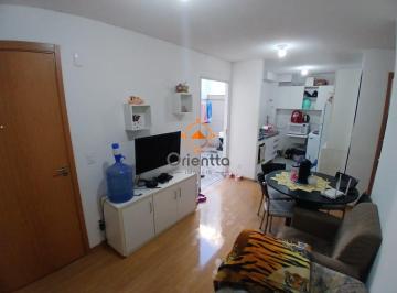 Apartamento · 51m² · 1 Quarto · 1 Vaga · Apartamento térreo 1 dormitório PNE no o bairro Cecília, Viamão - Residencial Po