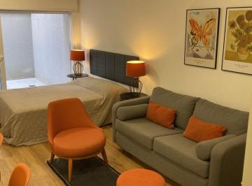 Apartamento · 43m² · 1 Quarto · 1 Vaga · Apartamento térreo garden com 1 dormitório, 1 suíte, 1 vaga de garagem