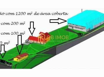Comercial · 1500m² · CHÁCARA COM GALPÃO CABREUVA