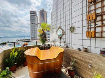 Apartamento · 89m² · 2 Quartos · 1 Vaga · Apartamento duplex INCRÍVEL VISTA MAR com varanda frente praia ponta da praia